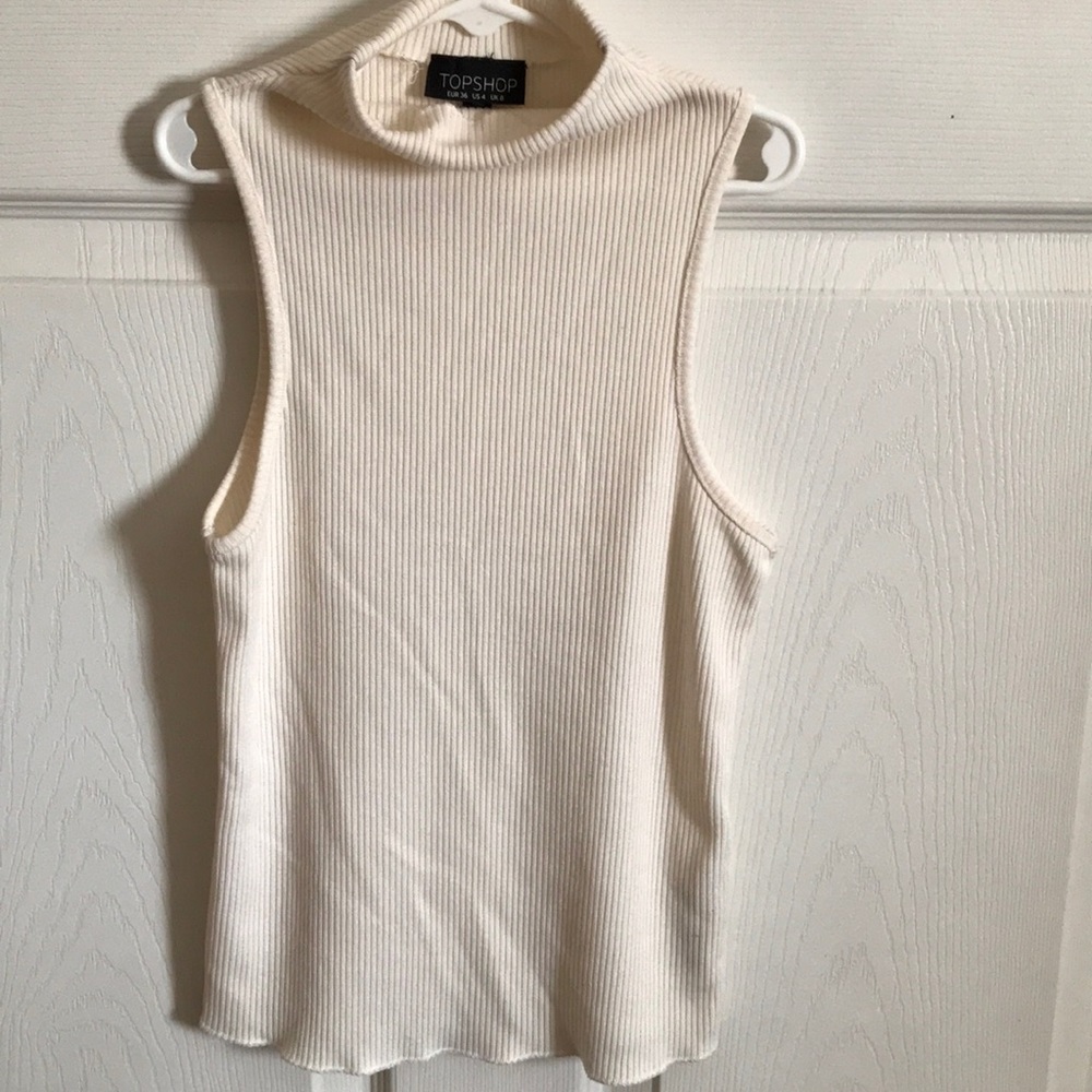 White turtle neck